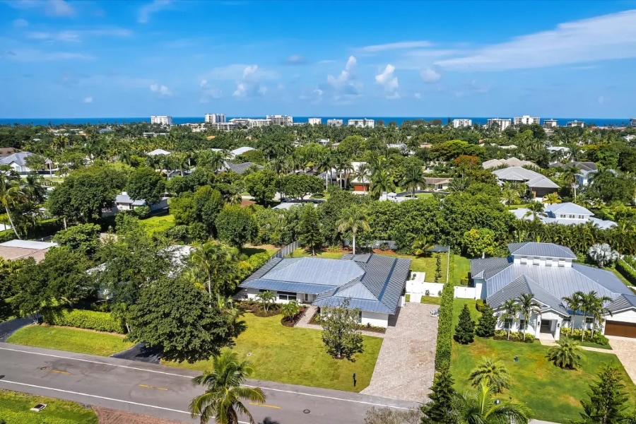 Aerial view of Naples Park investment property